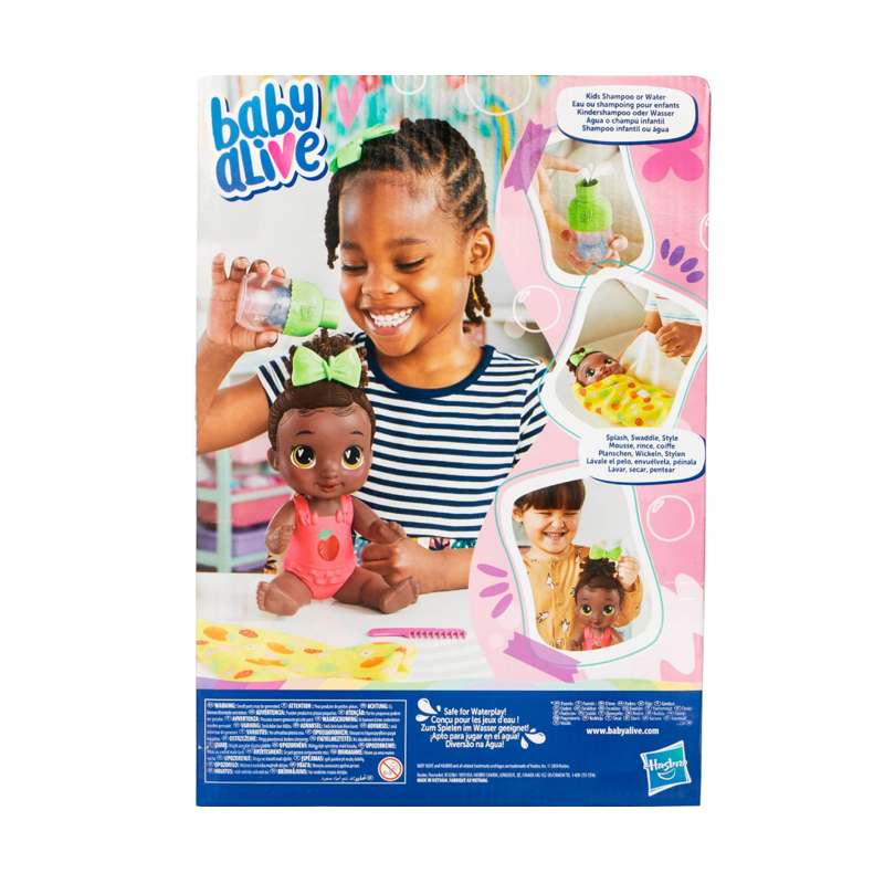 Boneca Baby Alive Bebê Shampoo Berry Boo - Hasbro