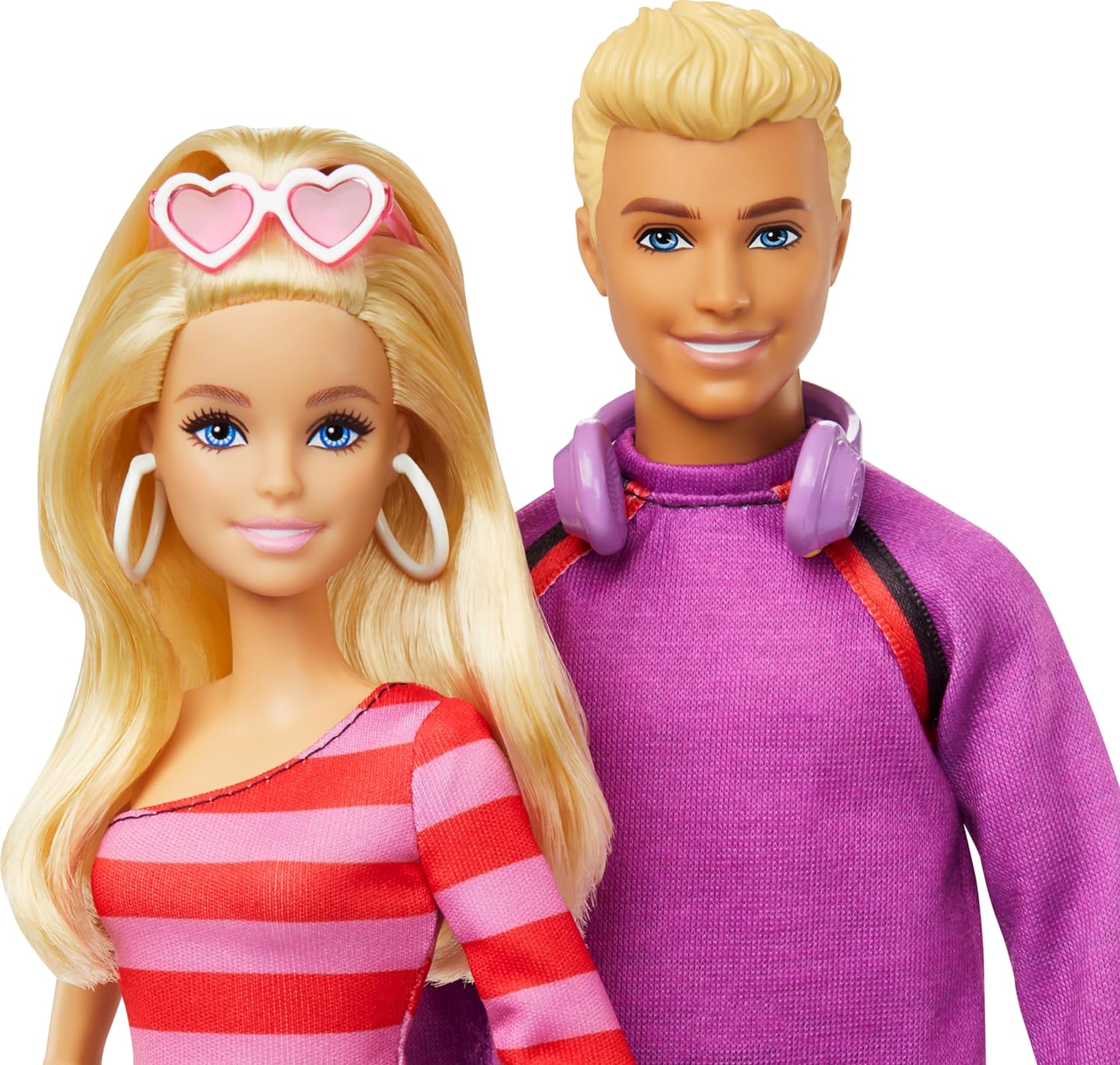 Conjunto Boneca Barbie E Ken Com Patins - Mattel HXK90