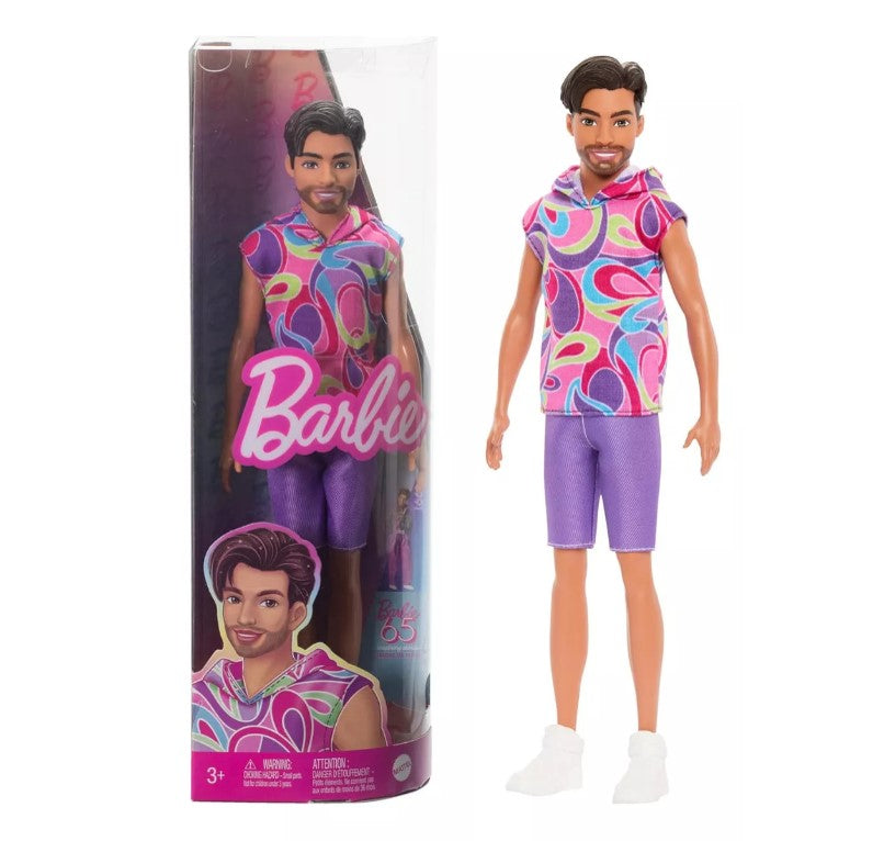 Boneco Barbie Fashionista Ken Moreno com Barba - Mattel DWK44 – Brink ...