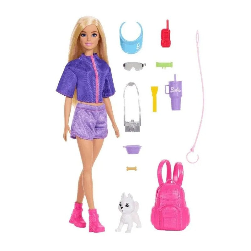 Barbie Malibu com Cachorrinho e Acessórios - Mattel