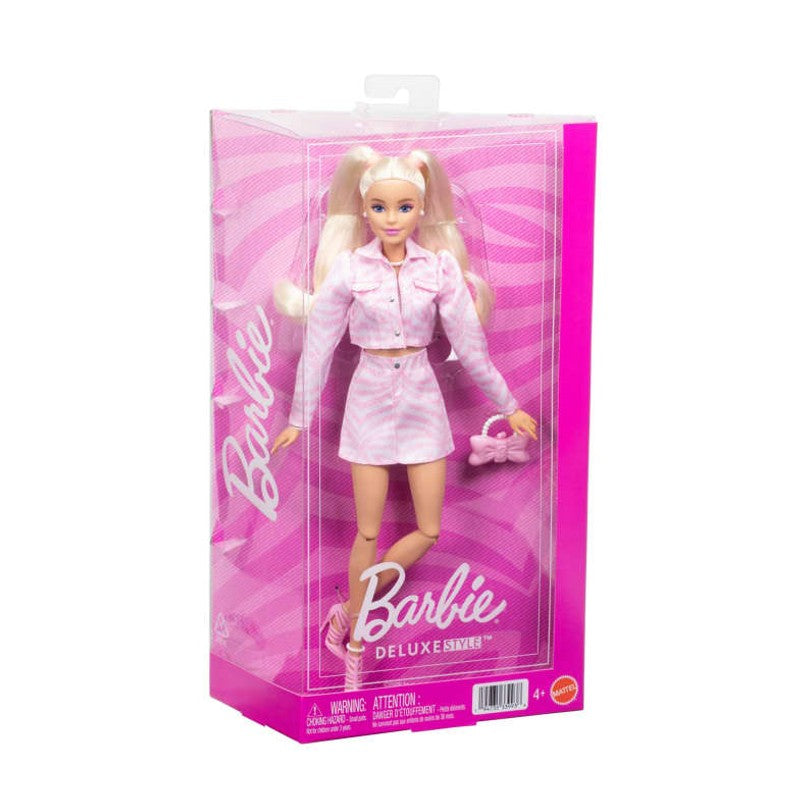 Barbie Fashionista Deluxe Style com Jaqueta Rosa - Mattel