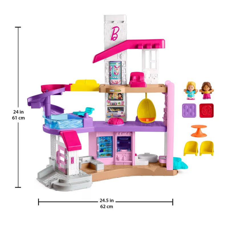 Little People Barbie Casa Dos Sonhos com Luz e Som - Mattel