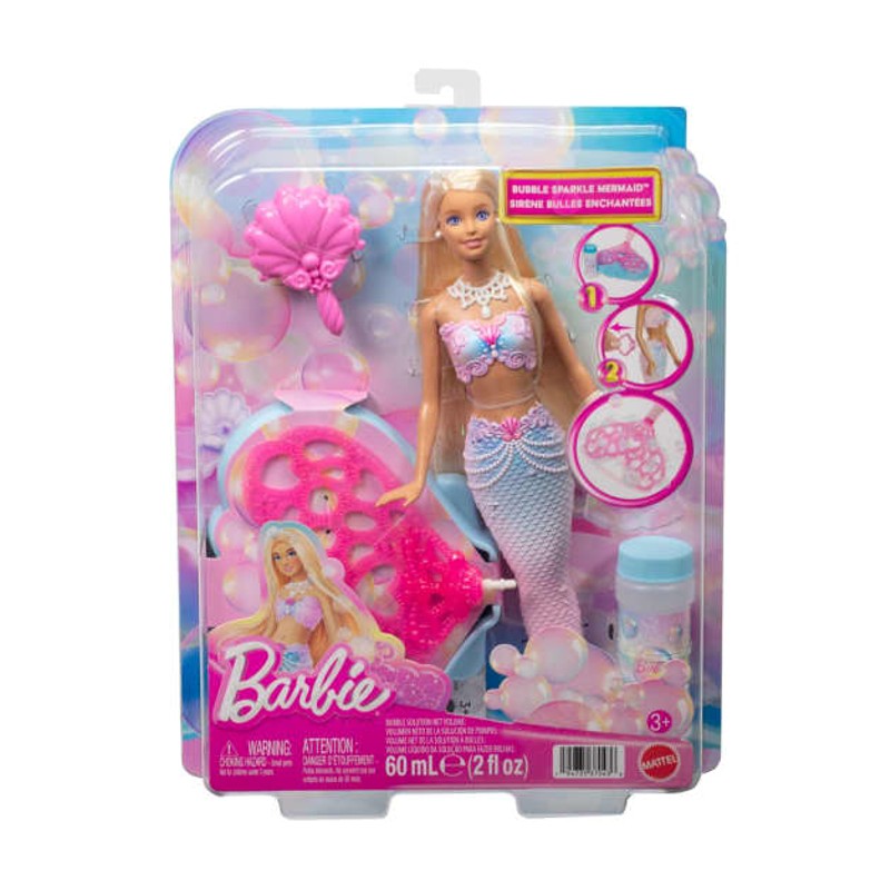 Barbie Boneca Fantasía Sereia com Bolhas - Mattel