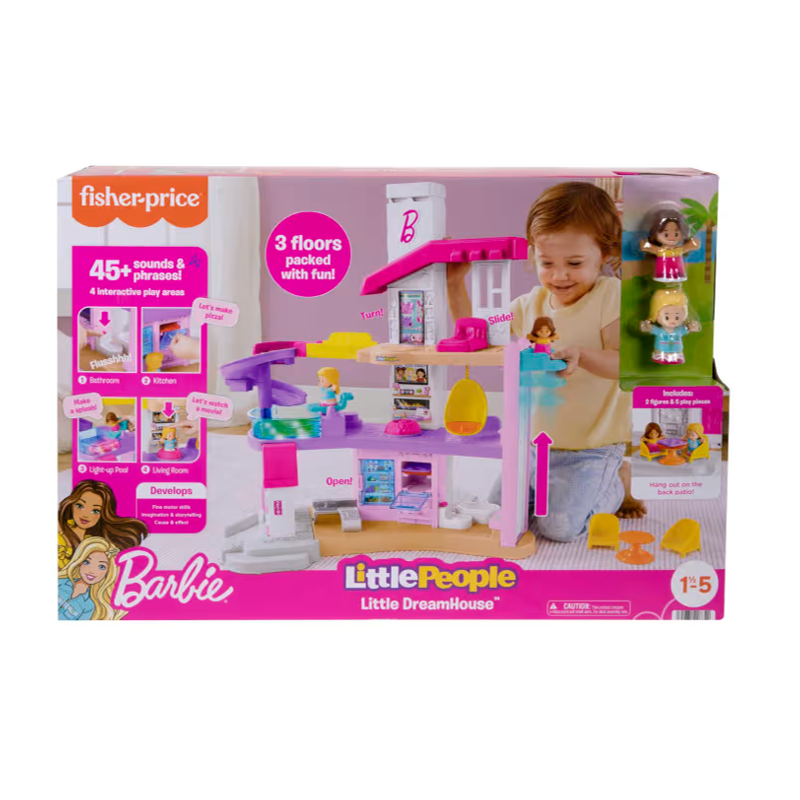 Little People Barbie Casa Dos Sonhos com Luz e Som - Mattel