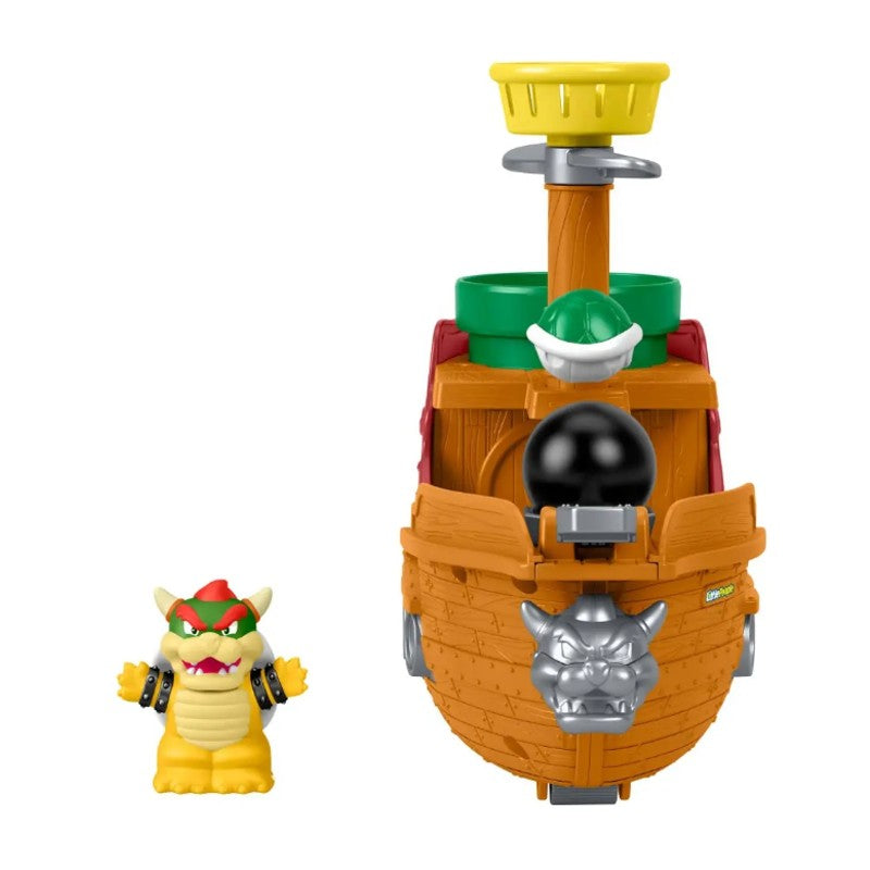 Brinquedo Little People Aerobarco do Bowser - Mattel
