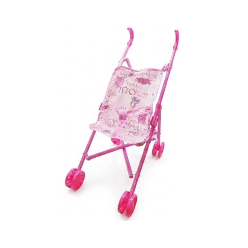 Carrinho de Boneca Dobravel Rosa - Vip