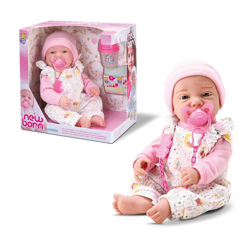 Boneca New Born Soninho - Divertoys