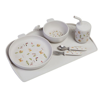 Kit de Alimentação em Silicone Para Bebê - Tiny Love