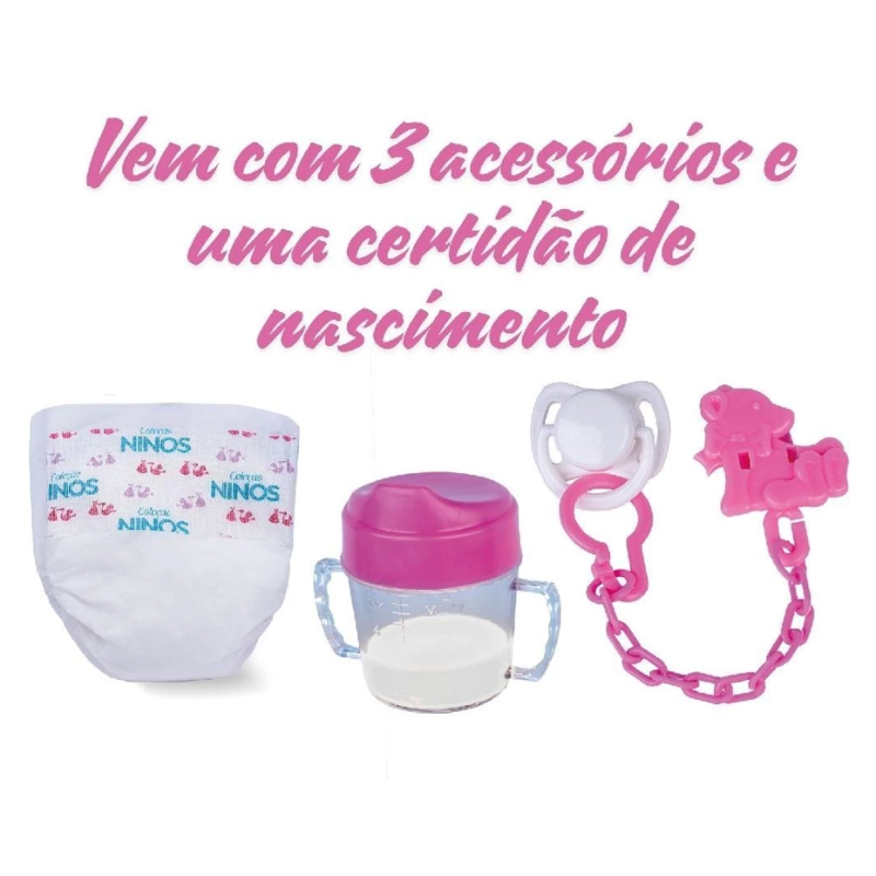 Boneca Love Born Nenem Nanando - Cotiplás