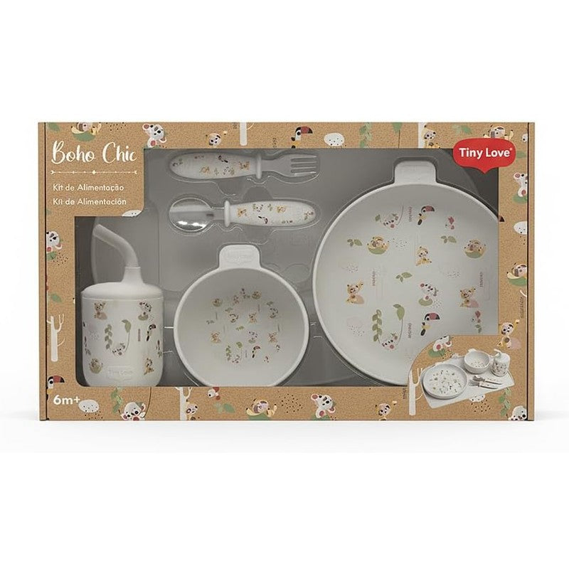 Kit de Alimentação em Silicone Para Bebê - Tiny Love