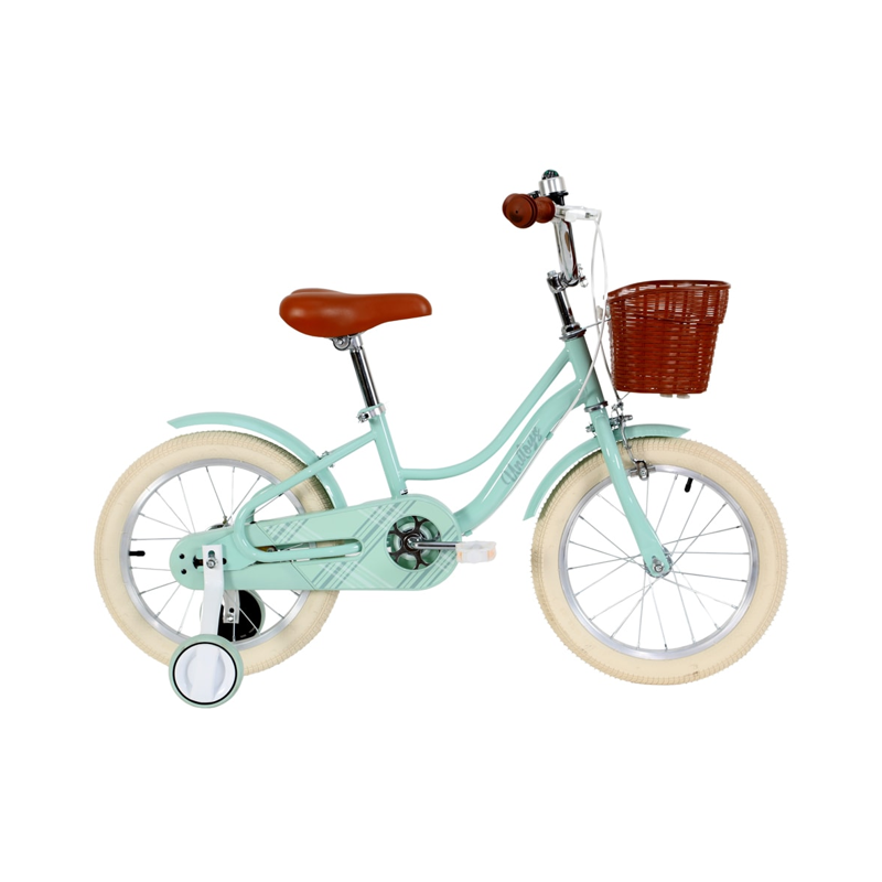 Bicicleta Infantil Aro 16 Retrô Mint Verde - Unitoys