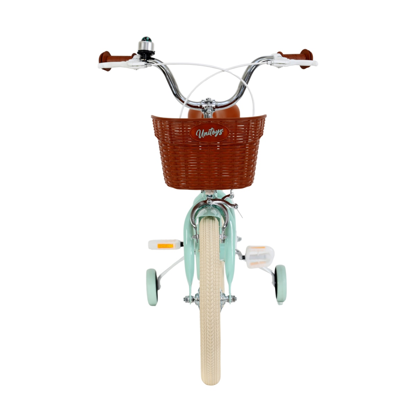 Bicicleta Infantil Aro 16 Retrô Mint Verde - Unitoys