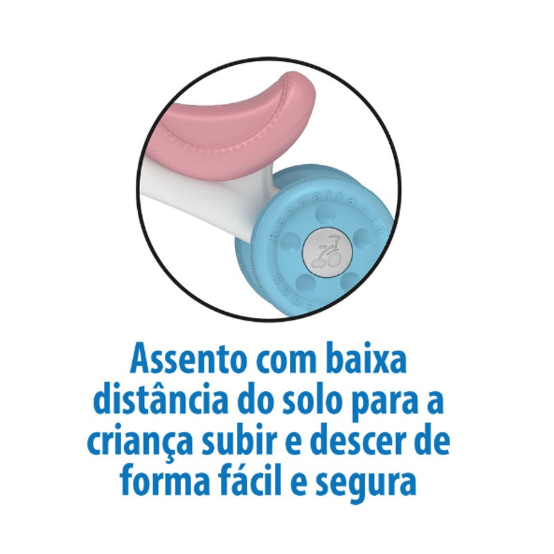 Baby Bike Equilibrio Unicornio - Bandeirante