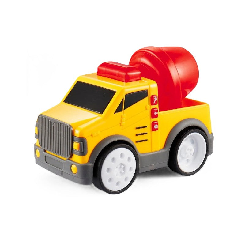 Carrinho de Construção Betoneira Com Luz e Som - Shiny Toys