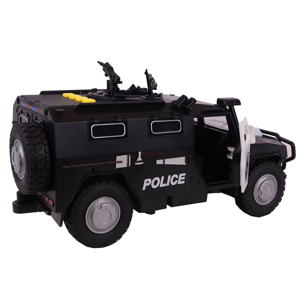 Carro Blindado Policial com Fricção Luz e Som - Shiny Toys