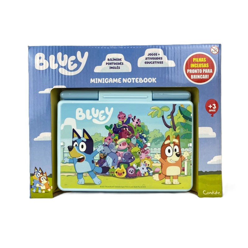 Laptop Minigame Notebook Infantil Bilíngue Bluey - Candide