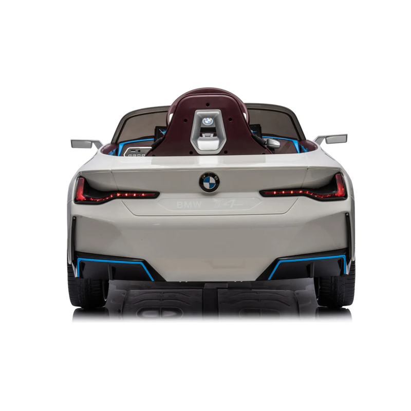 Carro Elétrico BMW I4 Branco 12v Com Controle Remoto - Zippy