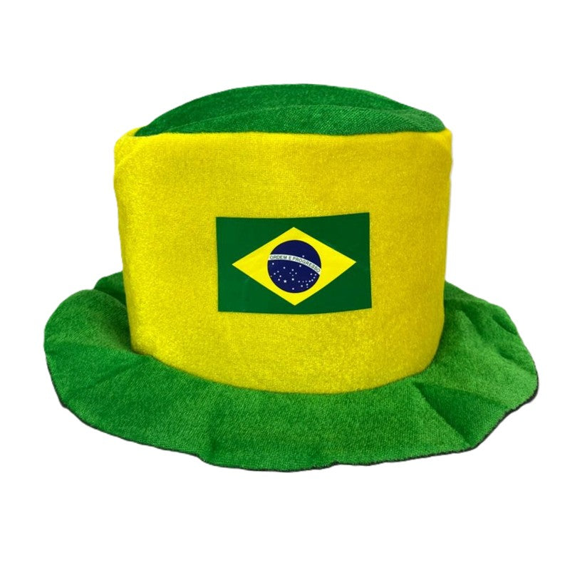 Gorro e Chapéu Verde e Amarelo do Brasil - Art Brink
