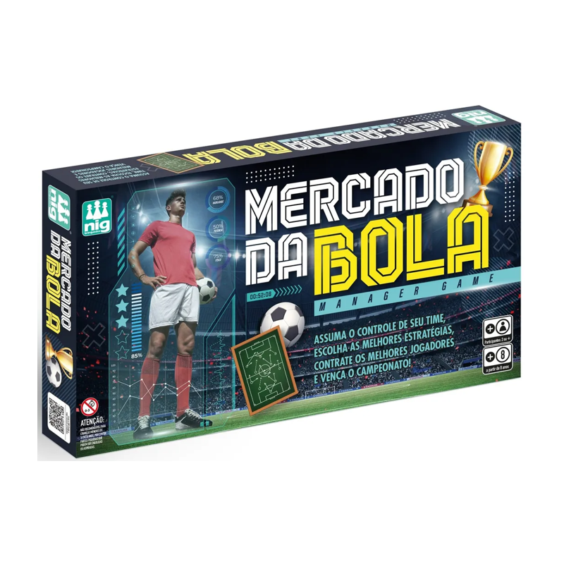 Jogo de Tabuleiro Mercado da Bola - Nig