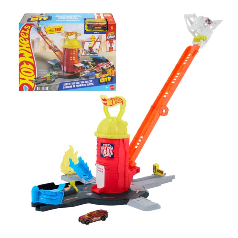 Hot wheels City Super Quartel dos Bombeiros - Mattel