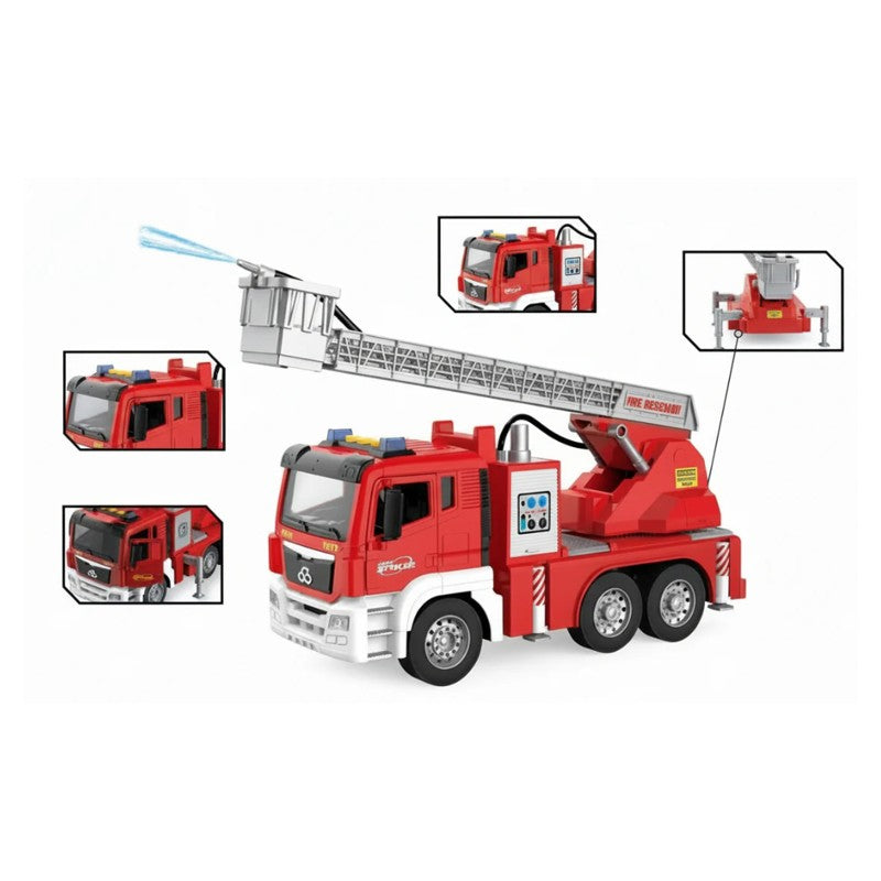 Caminhão Bombeiro 1:10 Com Lançador de Água - Brink Center
