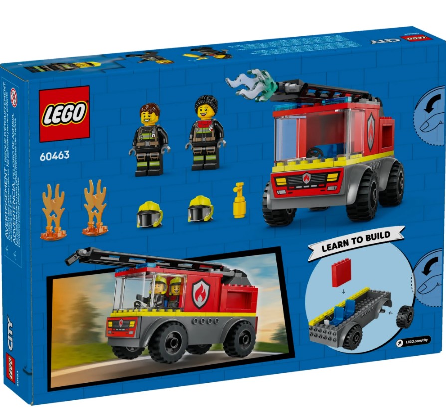 Lego City Caminhão dos Bombeiros com Escada 60463