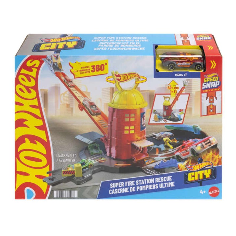 Hot wheels City Super Quartel dos Bombeiros - Mattel