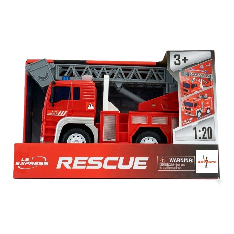 Bombeiro Escada c/ luz e som a Fricção 1:20 - Brink Center