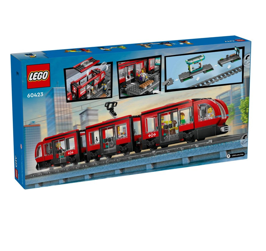 Lego City Bonde e Estação Do Centro - 60423