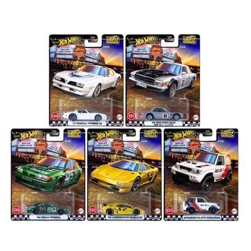 Kit com 5 Carrinhos Hot Wheels Premium Coleção Boulevard  - Mattel