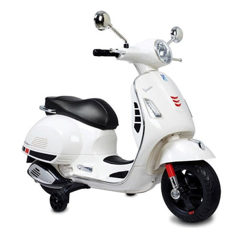 Moto Elétrica 12V Infantil Scooter Vespa Branca - Bandeirante