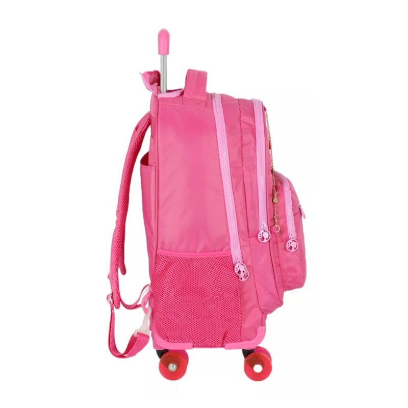 Mochila Roda 360° Barbie Fashion Pink - Luxcel