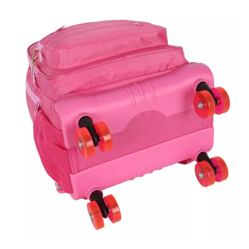 Mochila Roda 360° Barbie Fashion Pink - Luxcel