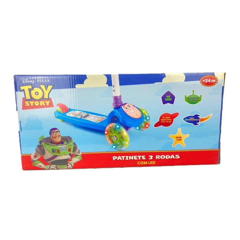 Patinete 3 Rodas com Led Buzz Lightyear - Brink Center