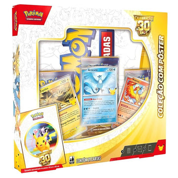 Box Pokémon Celebração 30 anos com Pôster Português - Copag