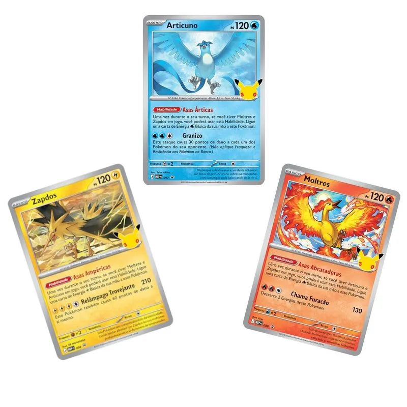 Box Pokémon Celebração 30 anos com Pôster Português - Copag