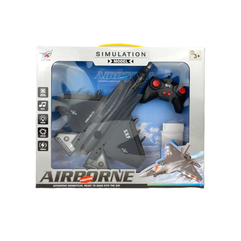 Brinquedo Avião Caça de Controle Remoto - Brink Center