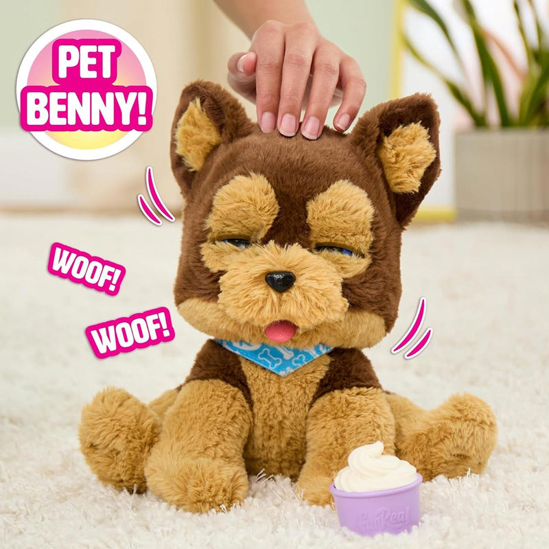 Pelúcia Interativa Yorkie Benny Fur Real - Sunny