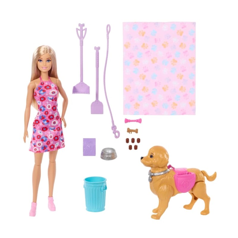 Barbie Malibu Passeio com Cachorrinho - Mattel