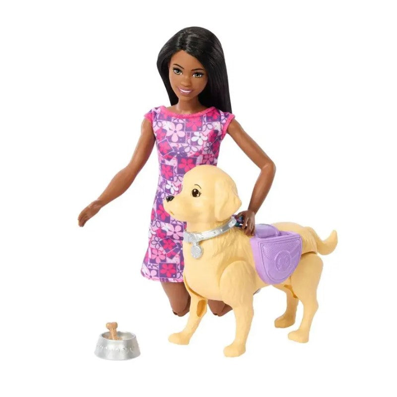 Barbie Boneca Brooklyn Passeio com Cachorrinho - Mattel
