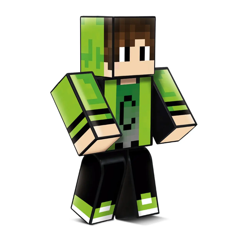 Boneco Cadres MInecraft com Acessórios 15cm - Algazarra