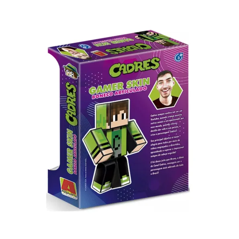 Boneco Cadres 25 Cm Minecraft - Algazarra