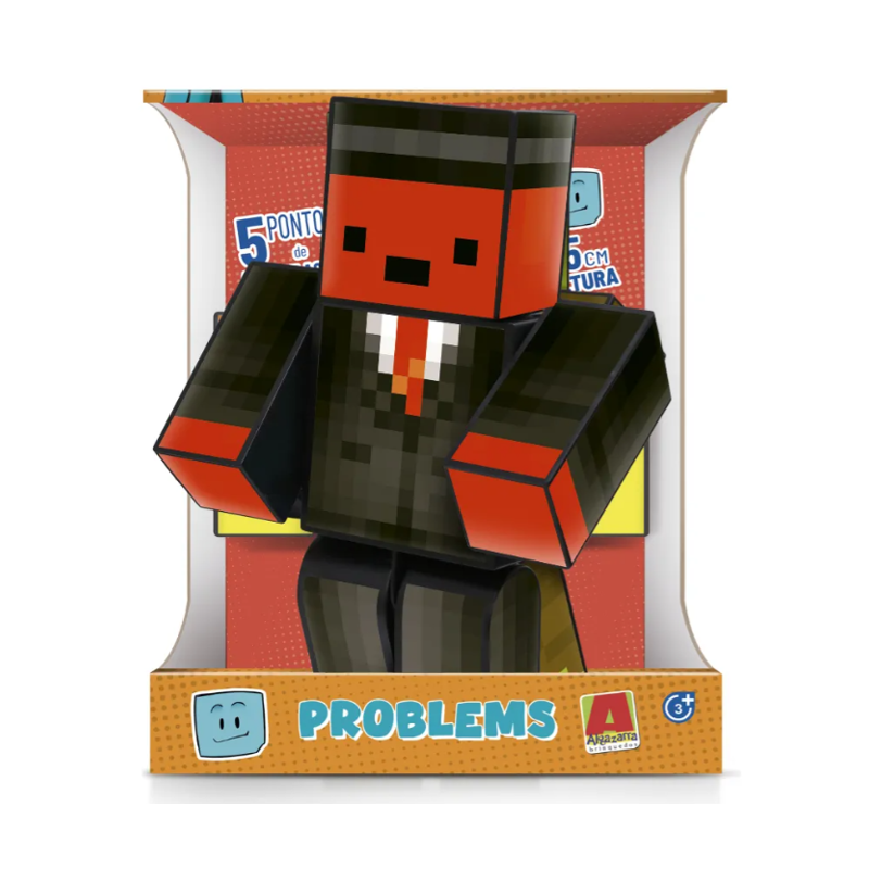 Boneco Minecraft Kadu 25cm - Algazarra