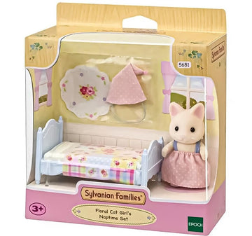 Sylvanian Families Conjunto Cama Menina Gato Primavera - Epoch