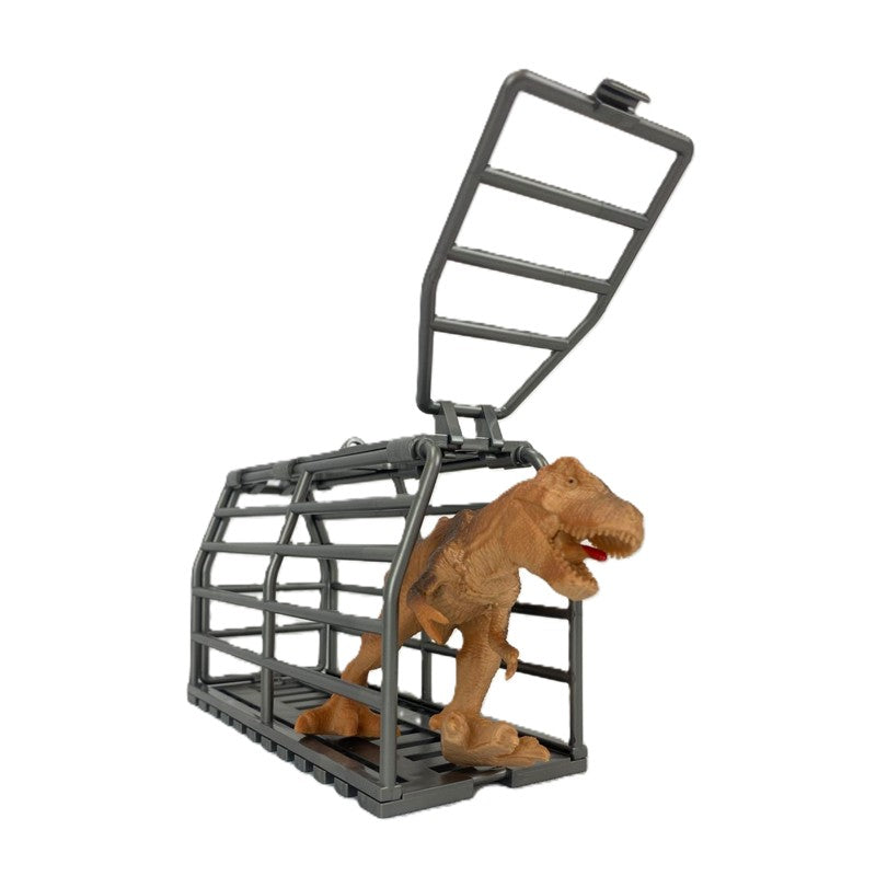 Caminhão Fricção 1:16 com Helicóptero e Dinossauro Luz e Som - Brink Center