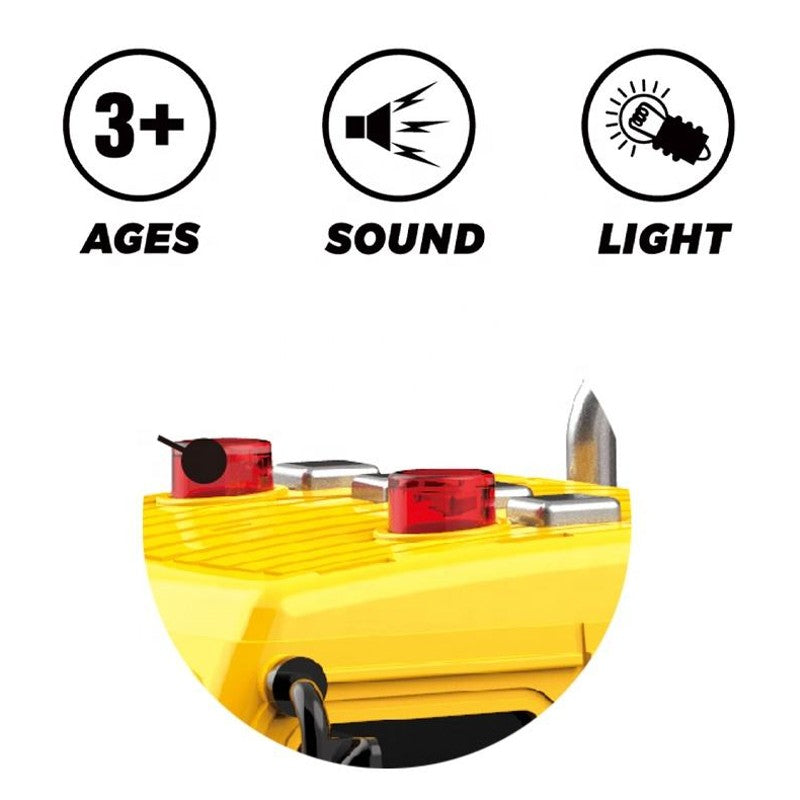 Caminhão Cegonha com Carregadeira 1:16 Luz e Som e Fricção - Brink Center