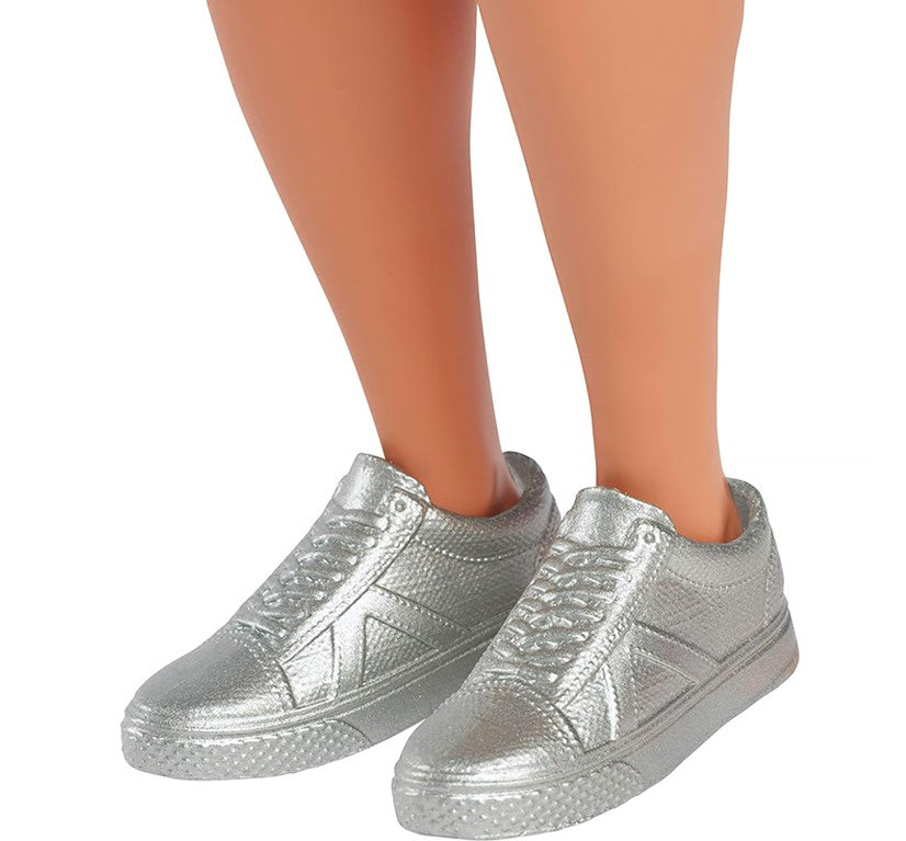 Boneco Barbie Fashionista Ken Moreno com Bermuda Jeans DWK44 - Mattel