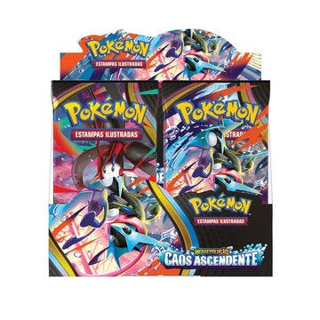 Pokémon Caixa com 36 Booster Caos Ascendente Português - Copag