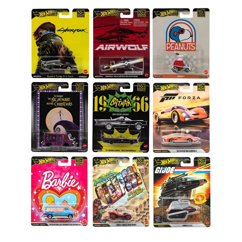 Carrinhos Hot Wheels Cultura Pop - Mattel