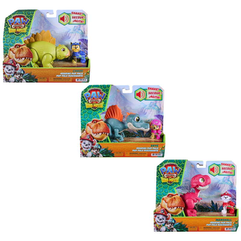 Boneco Patrulha Canina Dino Movie com Dinossauro - Sunny